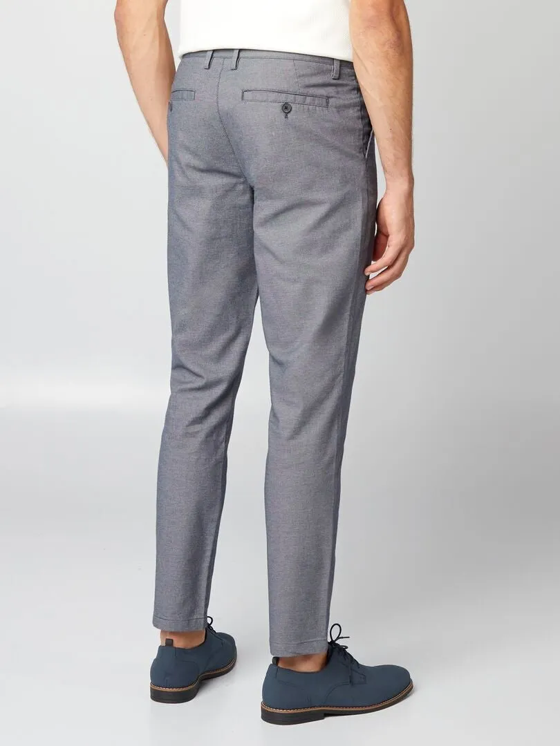 PANTALóN DE TRAJE  AZUL