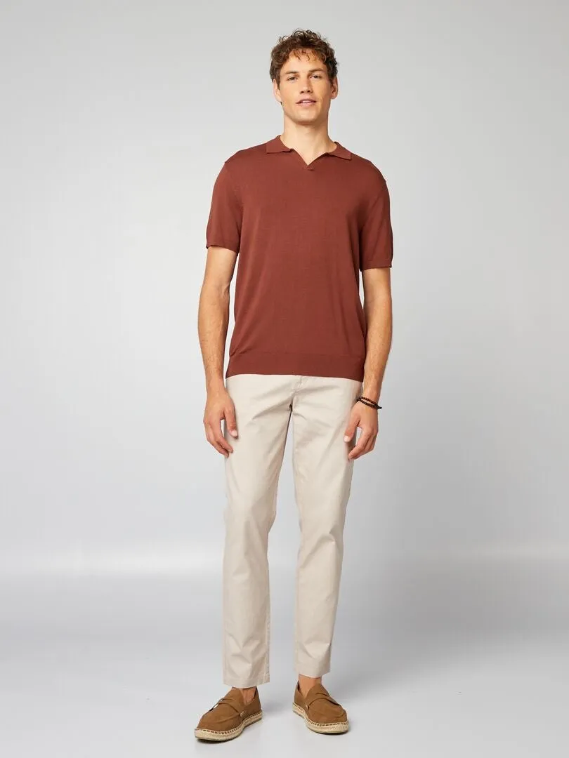 PANTALóN DE TRAJE  BEIGE