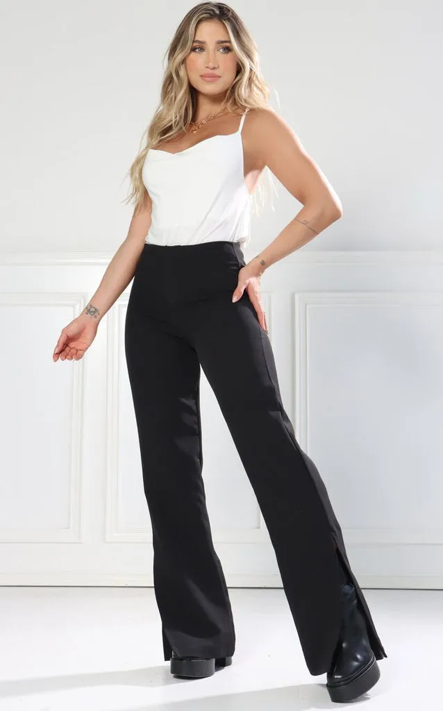 Pantalón Negro Bota Campana