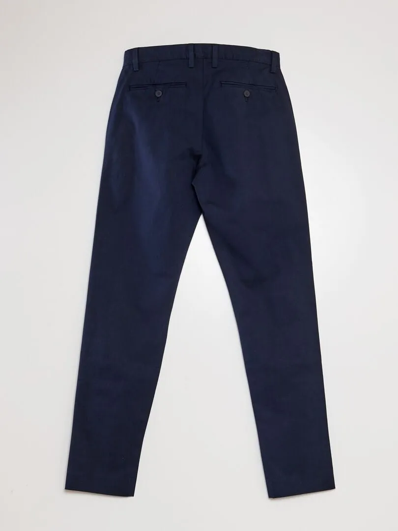 PANTALóN SLIM DE TENCEL  AZUL