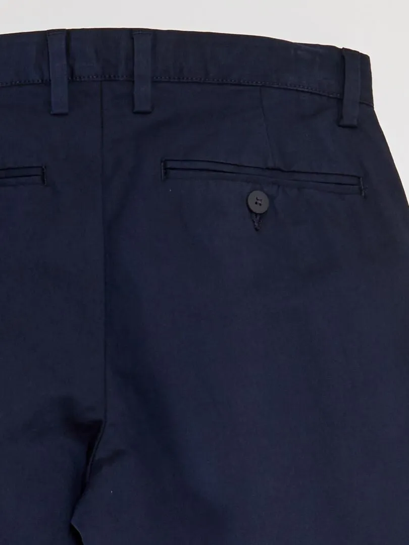 PANTALóN SLIM DE TENCEL  AZUL