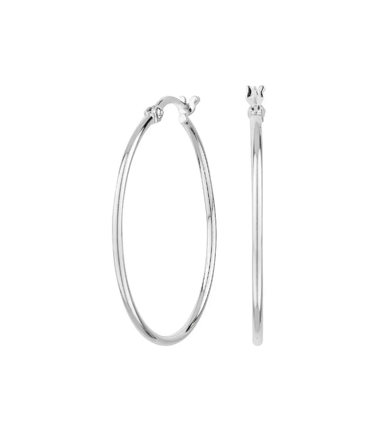 PENDIENTES ITEMPORALITY AROS SINGAPORE PLATA  SEA100156