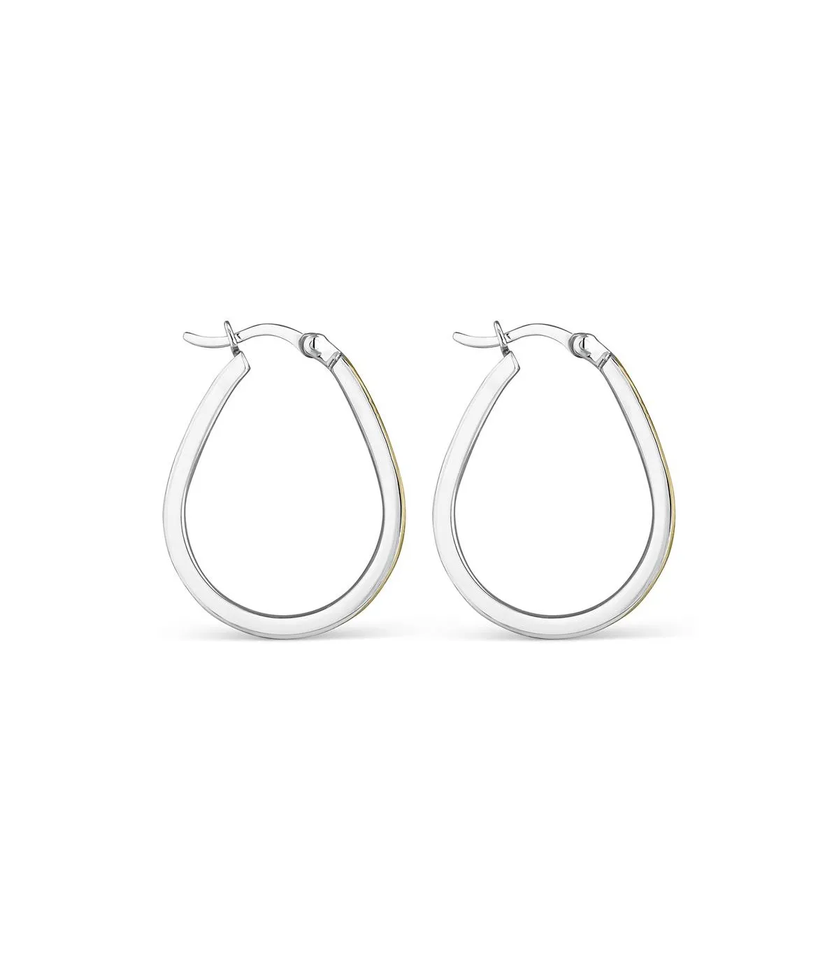 PENDIENTES ITEMPORALITY GOTA PLATA BAñO BICOLOR DORADO  SEA400370UU