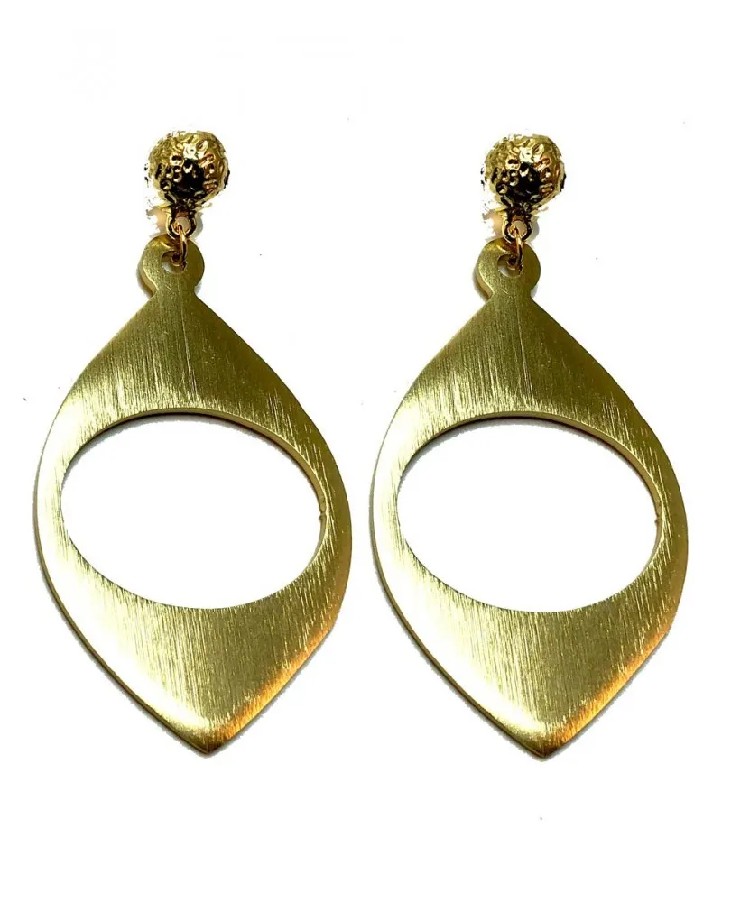 PENDIENTES LARGOS DORADOS DISEÑOS ORIGINALES
