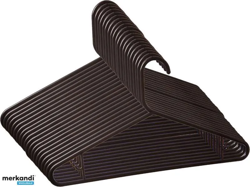 Percha, negro, pack 28, plástico, plástico negro