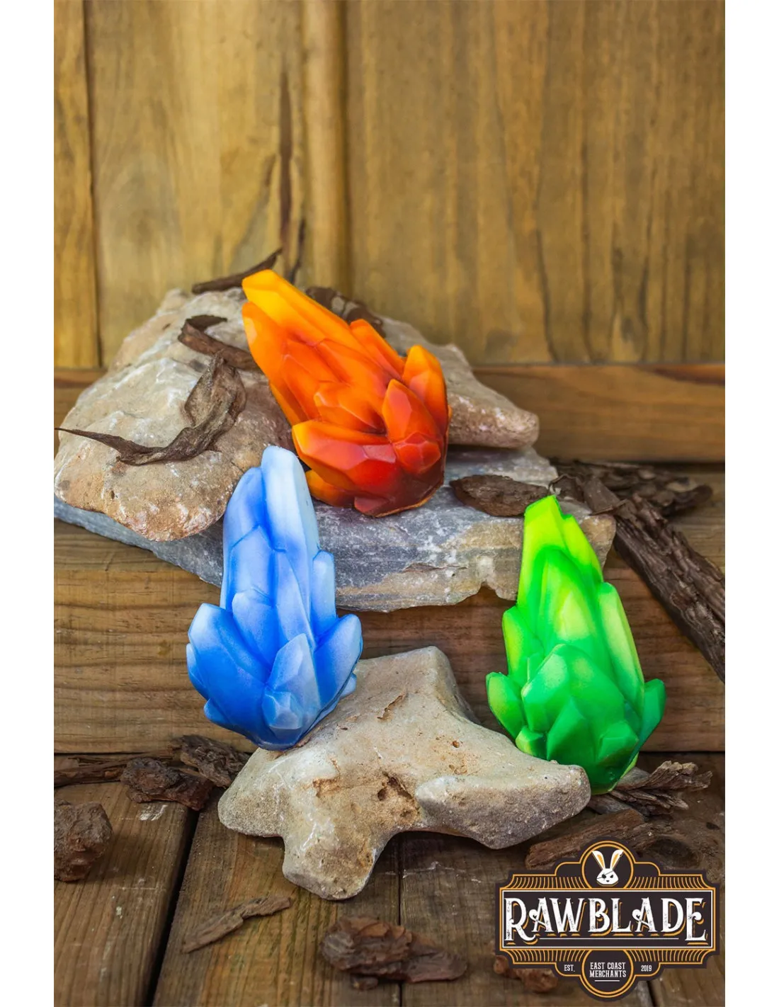 PIEDRA ELEMENTAL PARA LARP  ROJA