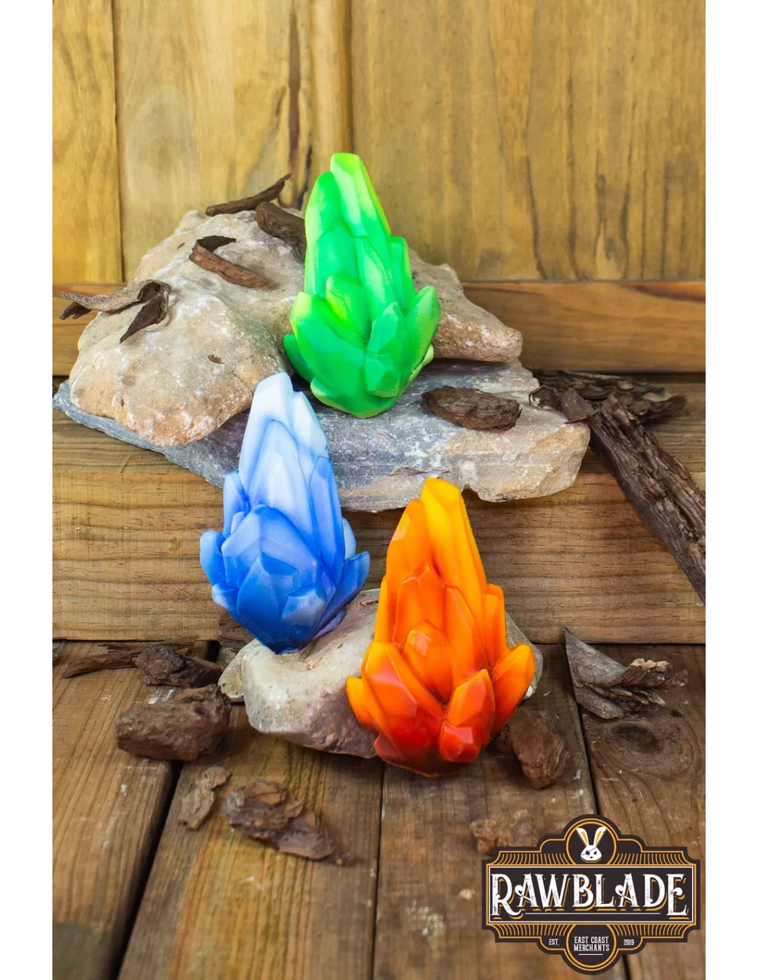 PIEDRA ELEMENTAL PARA LARP  ROJA