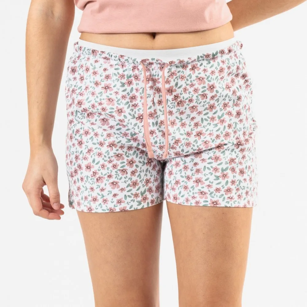 Pijama corto algodón Vita rosa