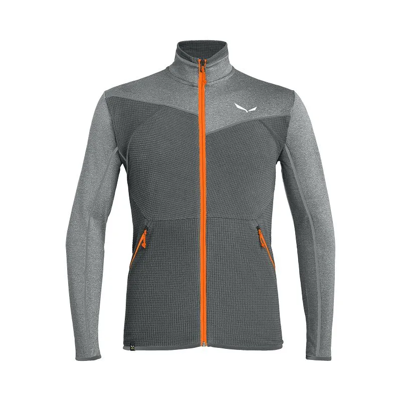 Polar técnico Salewa Puez Hybrid (onyx melange) Hombre