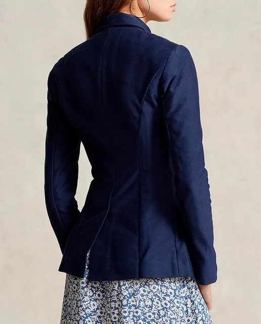Polo Ralph Lauren Blazer de mujer abotonada y múltiples bolsillos