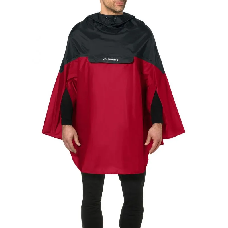 Poncho de lluvia Vaude Covero Poncho II (Indian Red)