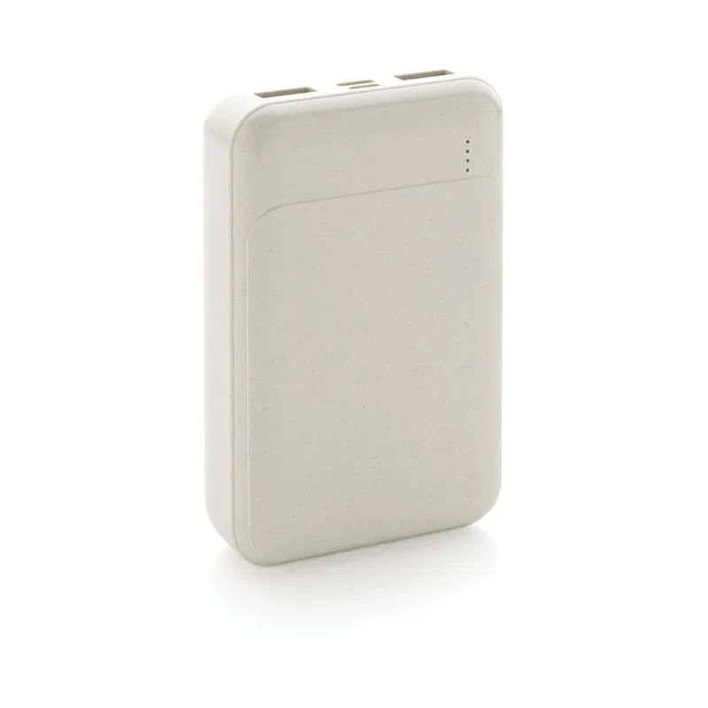 Power bank de plástico reciclado RCS de 10.000 mAh