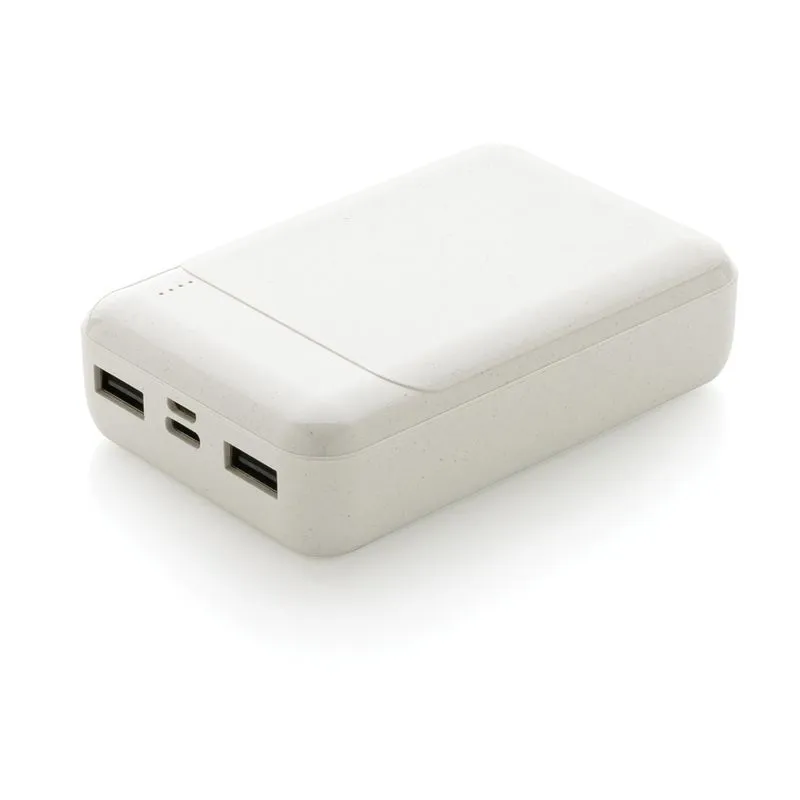 Power bank de plástico reciclado RCS de 10.000 mAh