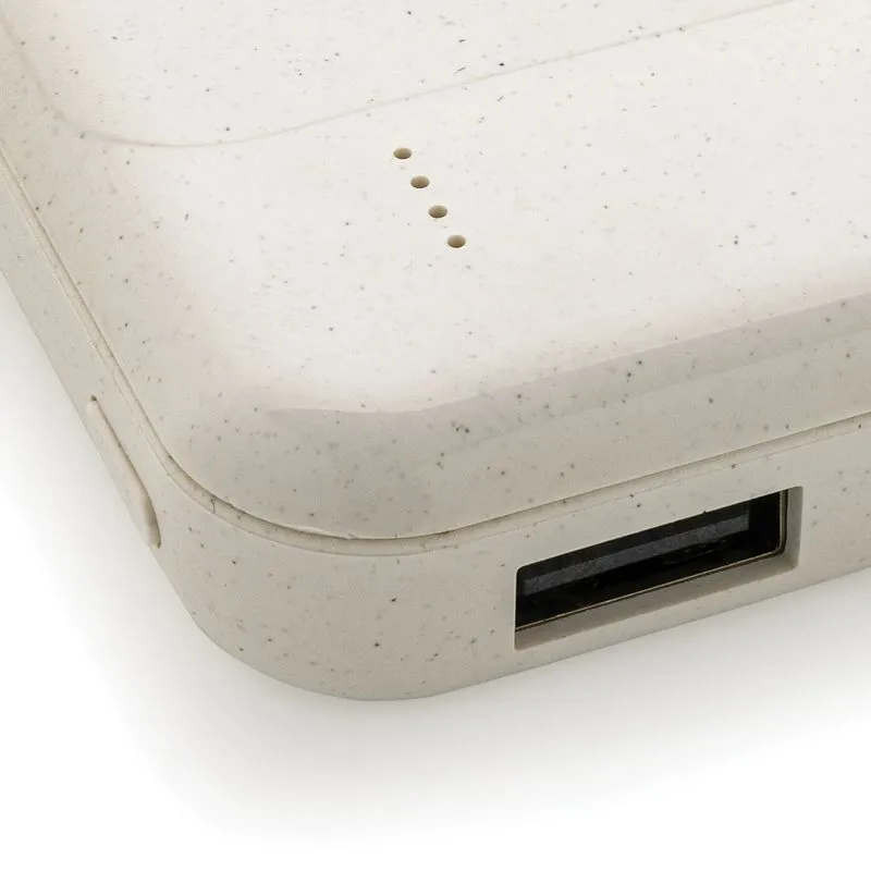 Power bank inalámbrico de plástico reciclado estándar RCS