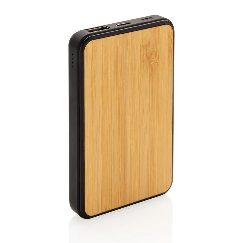 Powerbank de 5.000 mAh de plástico reciclado FSC® y RCS