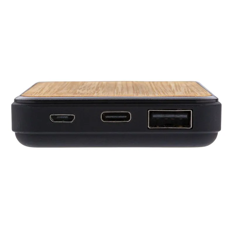 Powerbank de 5.000 mAh de plástico reciclado FSC® y RCS