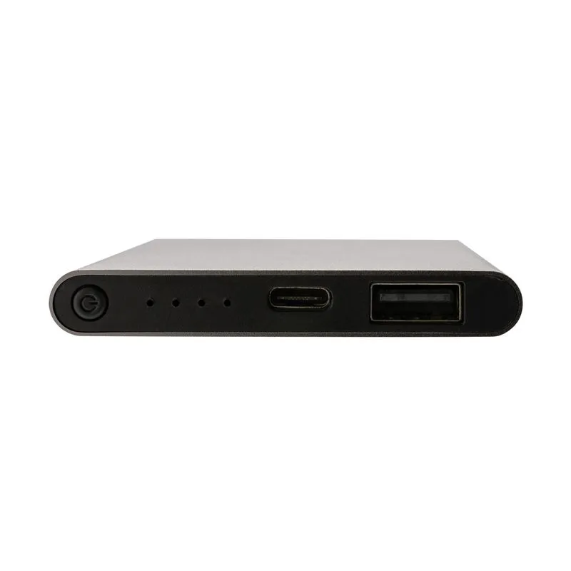 Powerbank plástico/aluminio RCS reciclado de 4000 mah tipo C