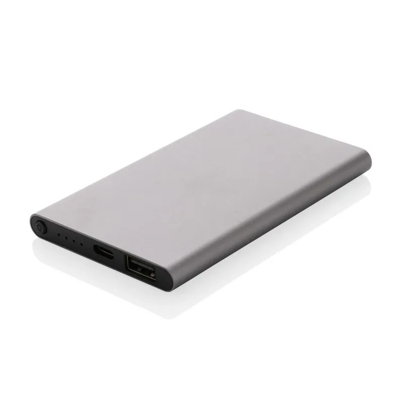 Powerbank plástico/aluminio RCS reciclado de 4000 mah tipo C