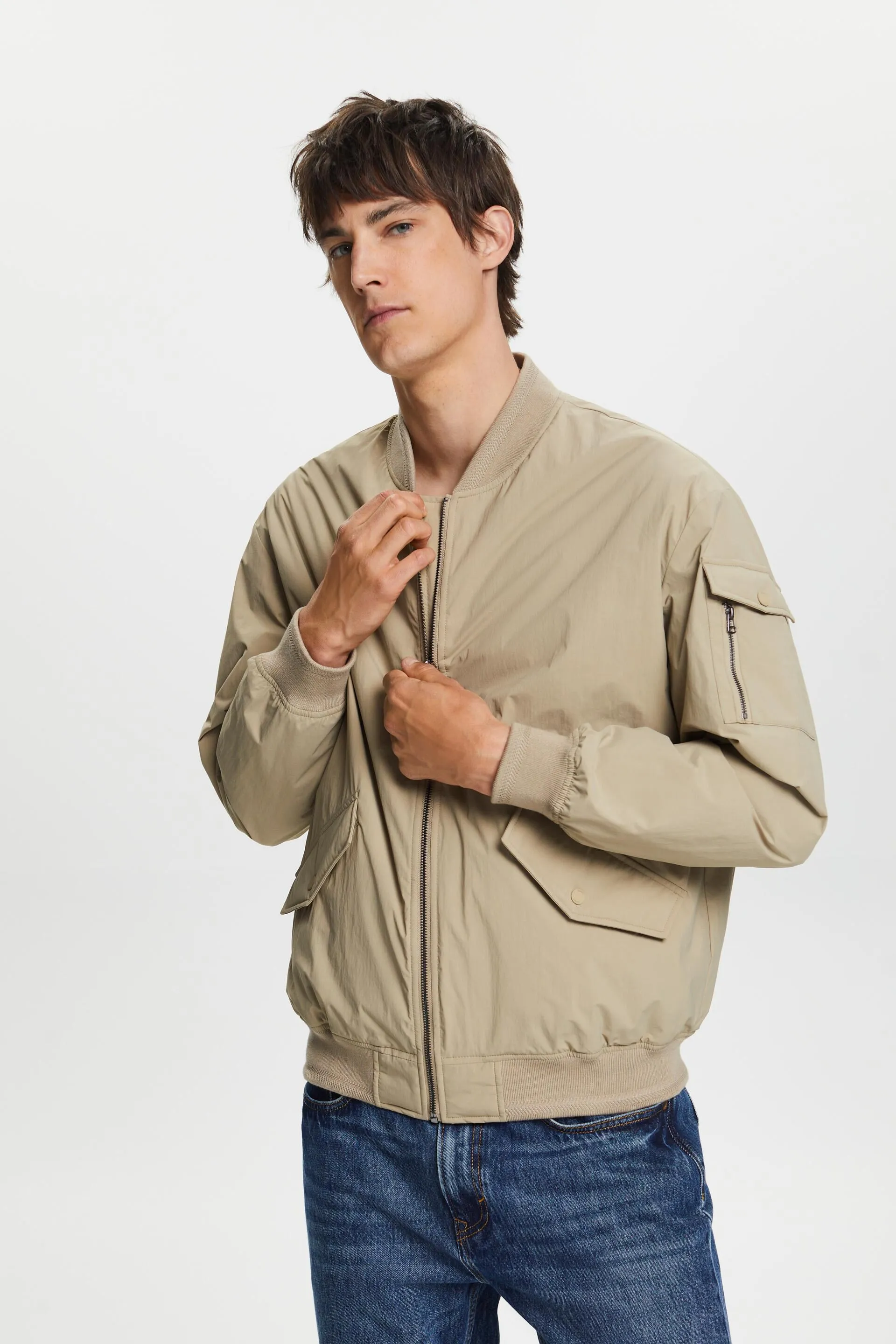 Reciclada: cazadora estilo bomber