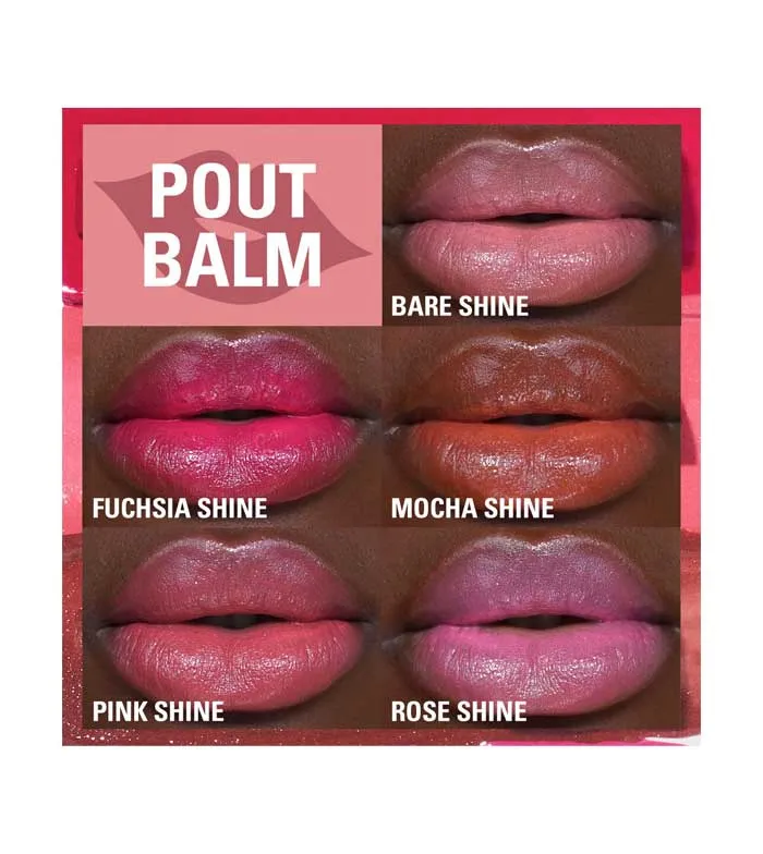 REVOLUTION  BáLSAMO LABIAL POUT BALM  BARE SHINE