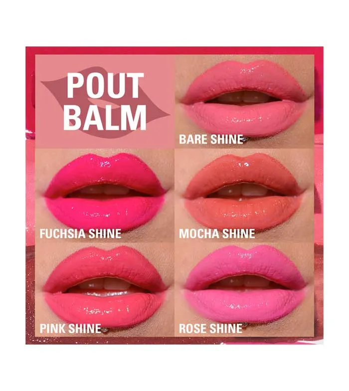 REVOLUTION  BáLSAMO LABIAL POUT BALM  BARE SHINE