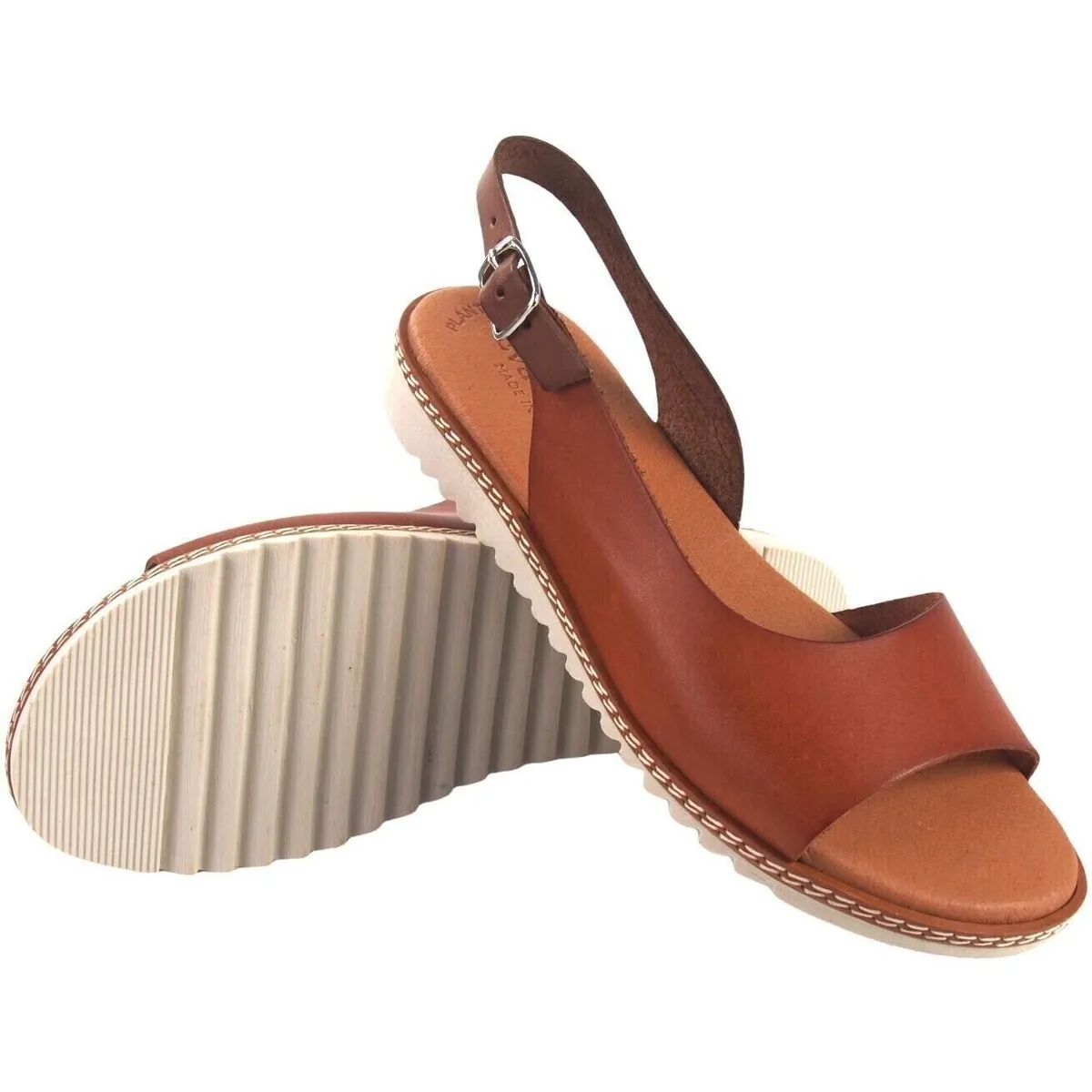 Sandalia señora  2205 cuero
