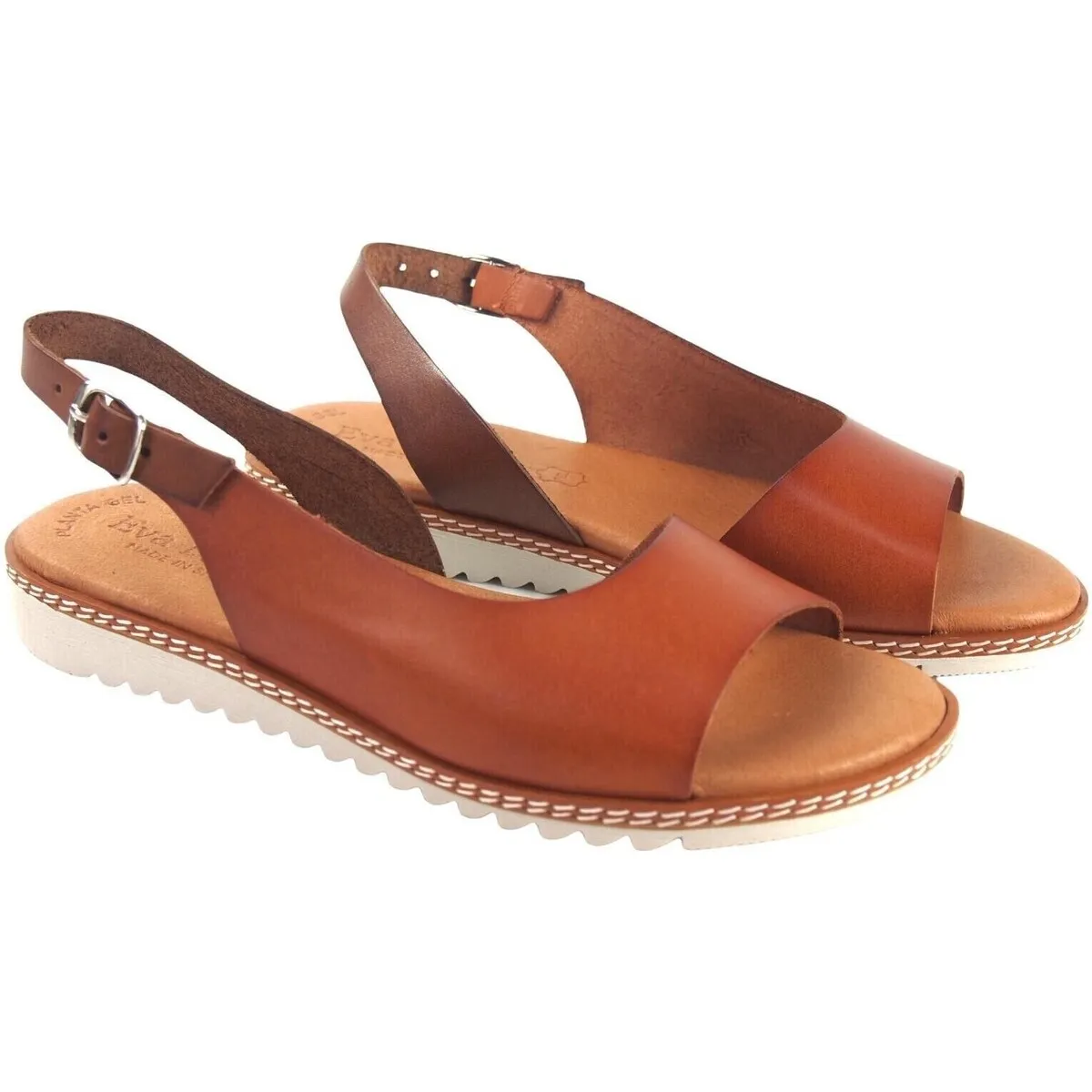 Sandalia señora  2205 cuero
