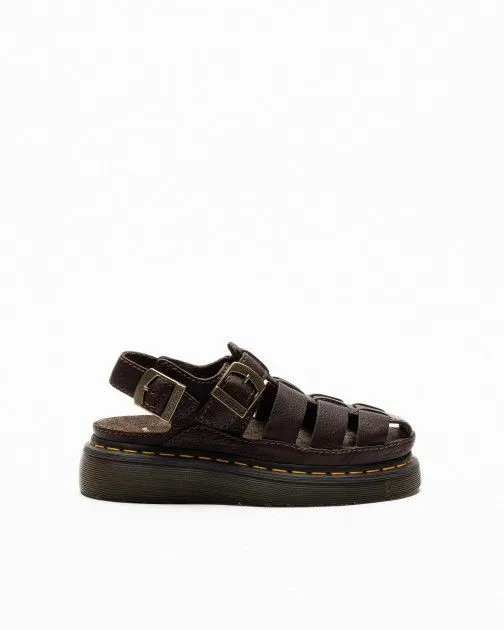 Sandalias Dr Martens Wrenlie Marrón