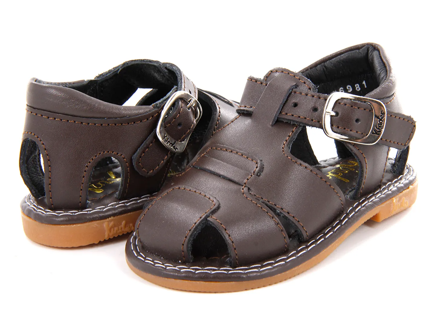 Sandalias Kinder 6981 Cafe Para Niño