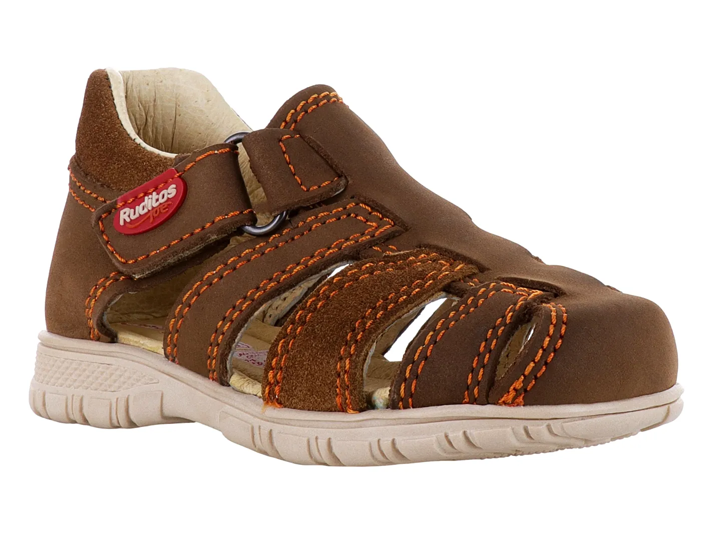 Sandalias Ruditos 6012 Cafe Para Niño
