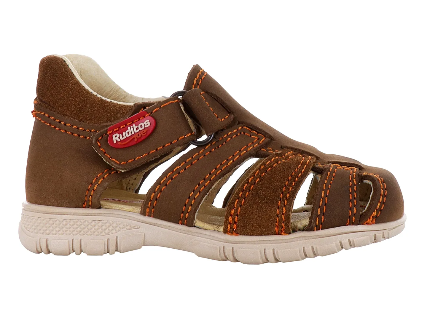 Sandalias Ruditos 6012 Cafe Para Niño