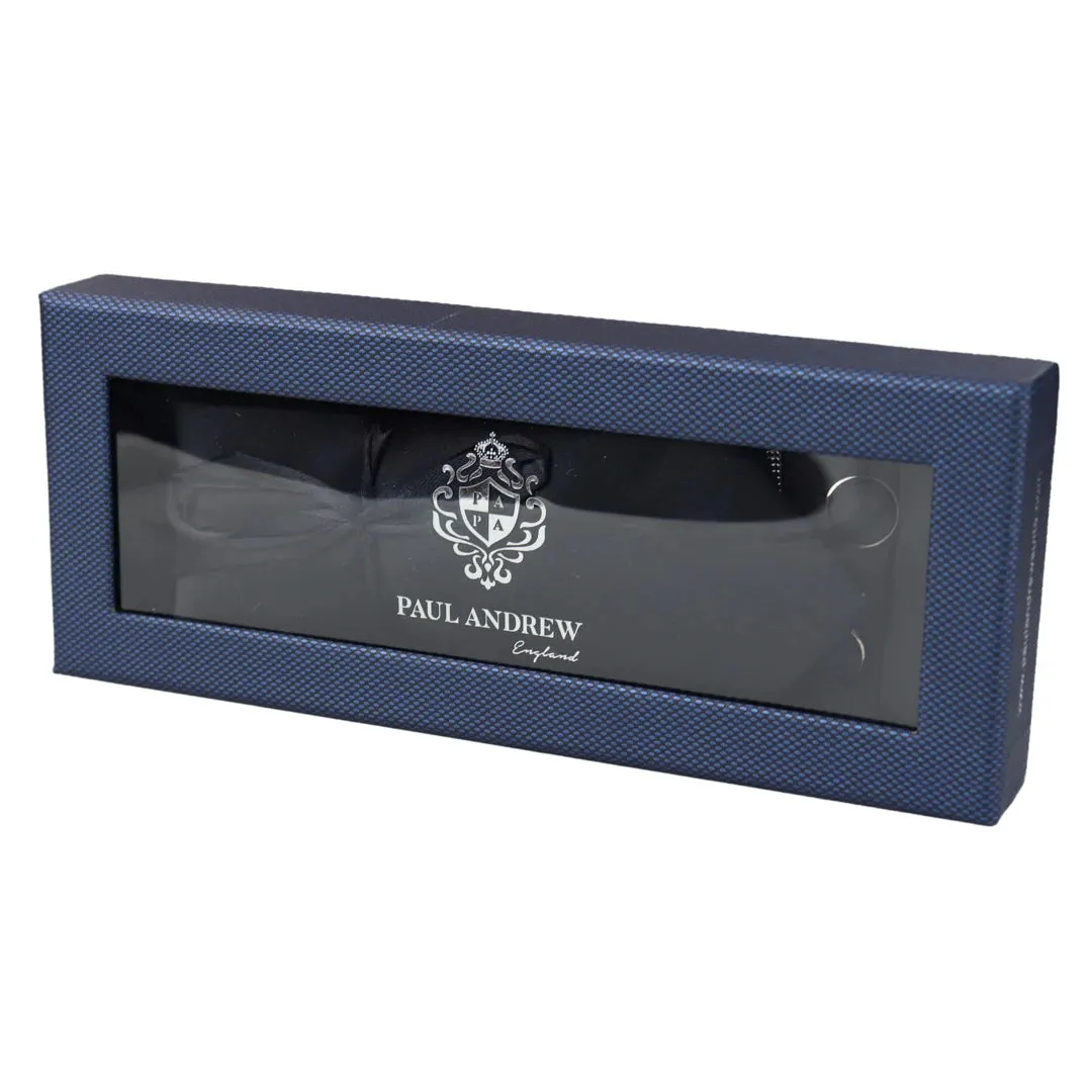 Satin Silk Tie Gift Set de bolsillo Papet Square Links Tat Satin brillante