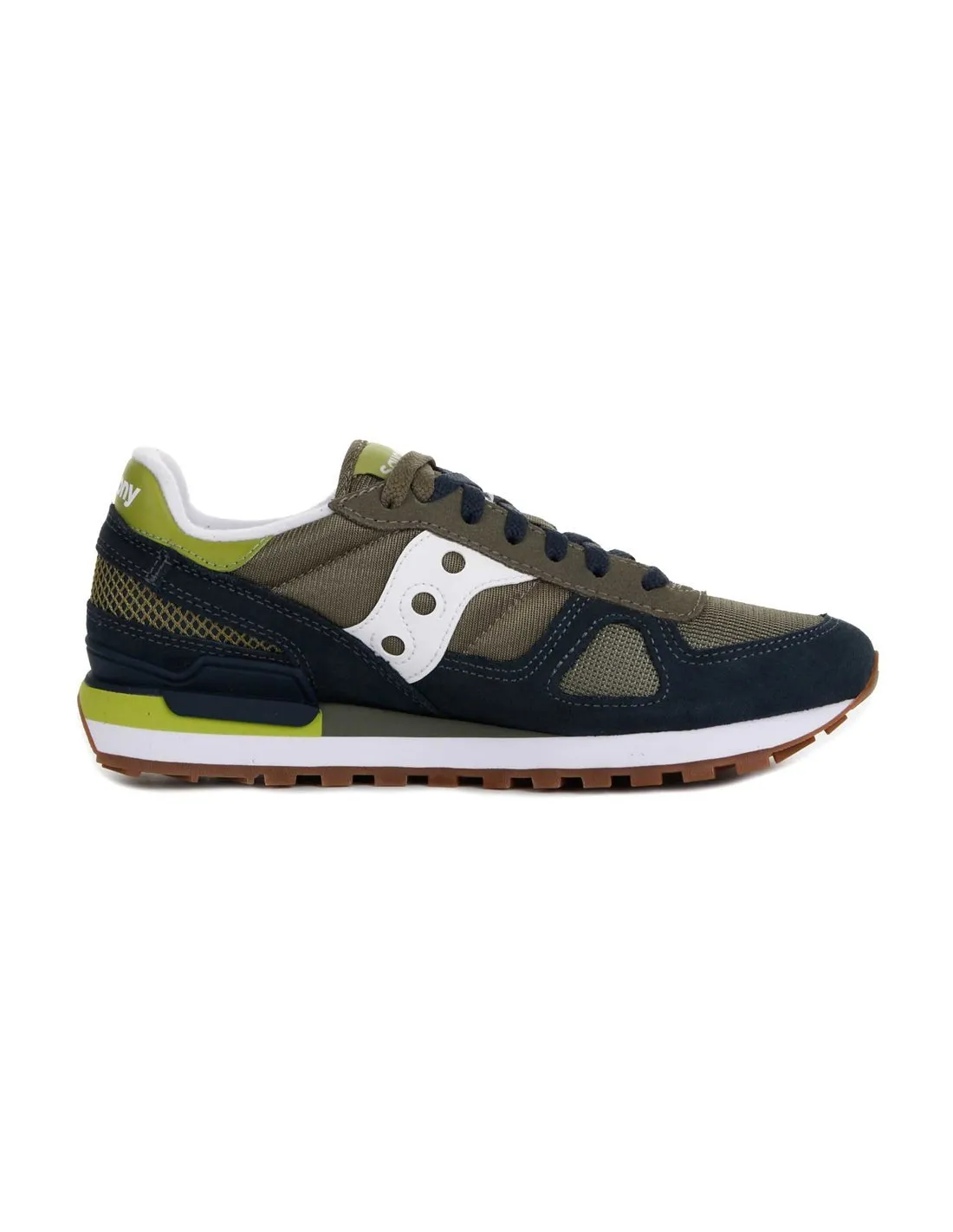 SAUCONY  ZAPATILLAS AZUL MARINO Y VERDES SHADOW ORIGINAL S2108826 HOMBRE