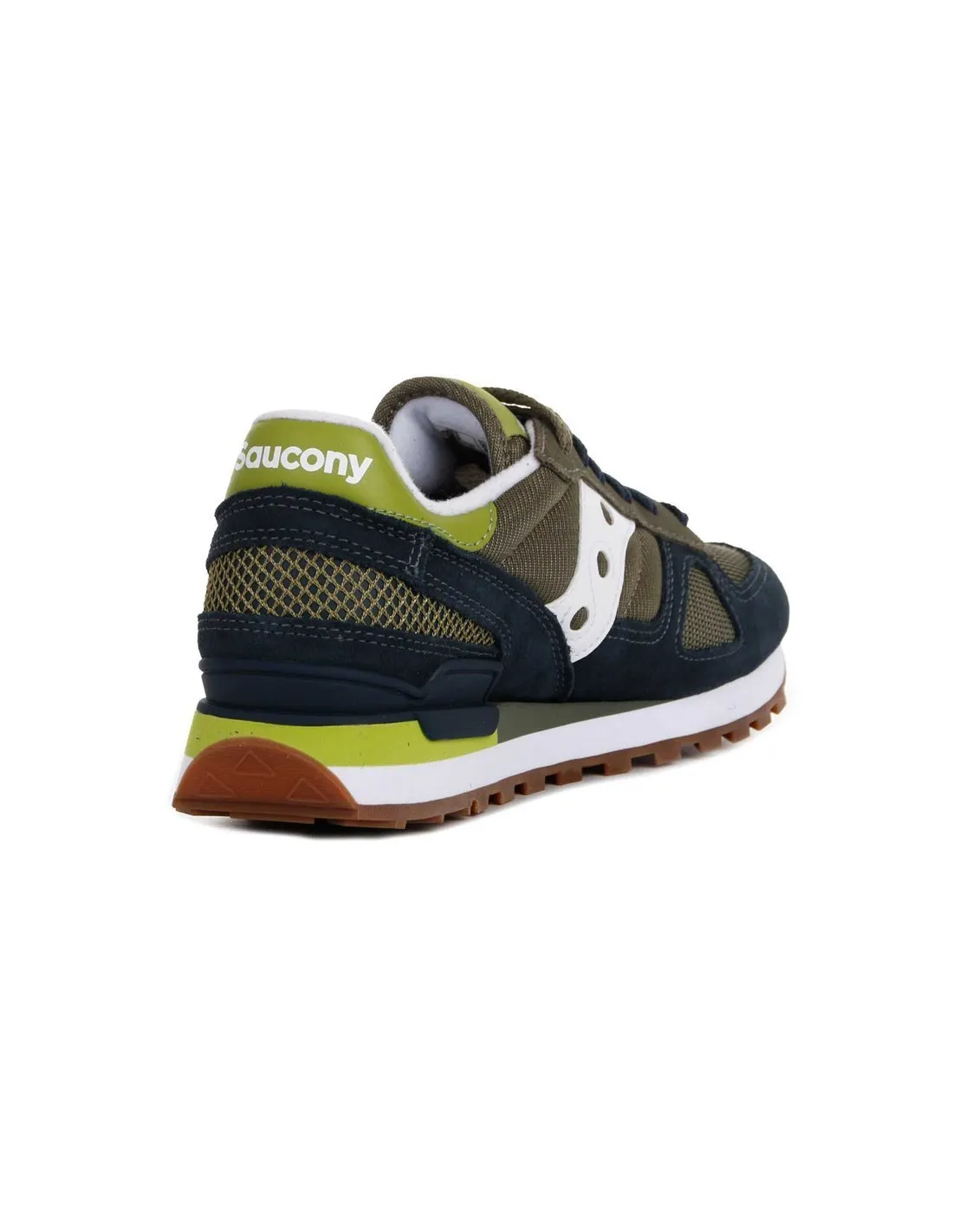 SAUCONY  ZAPATILLAS AZUL MARINO Y VERDES SHADOW ORIGINAL S2108826 HOMBRE
