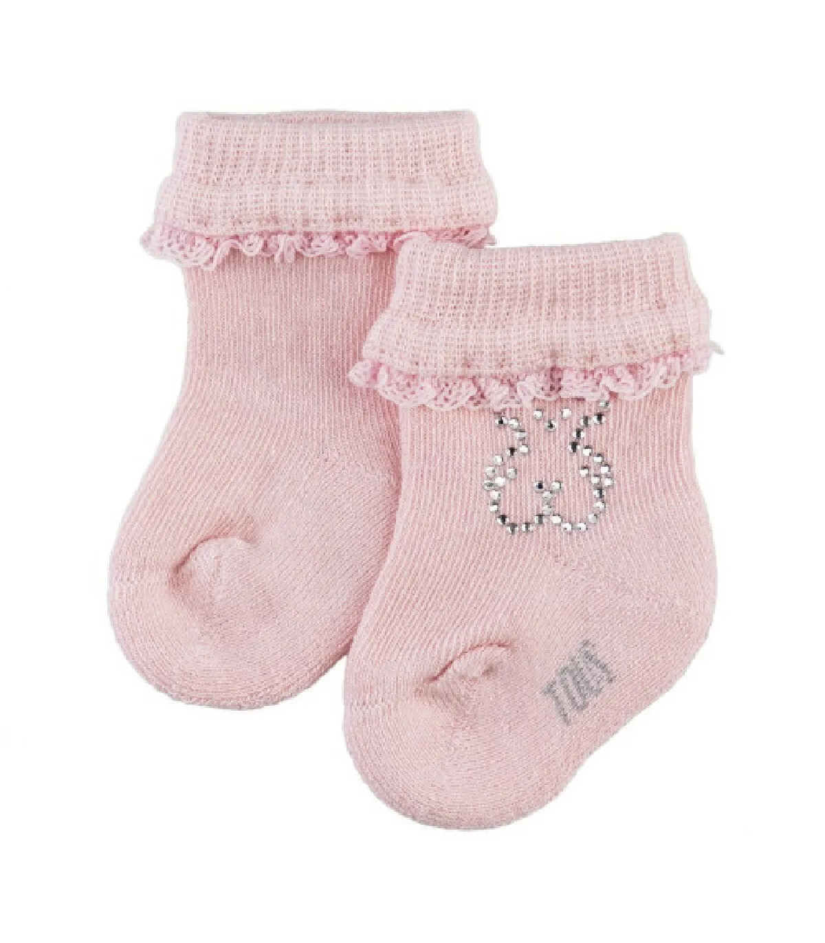 SET DE 2 CALCETINES TOUS BABY DE CEREMONIA SWEET SOCKS ROSA  SSOCKS70147