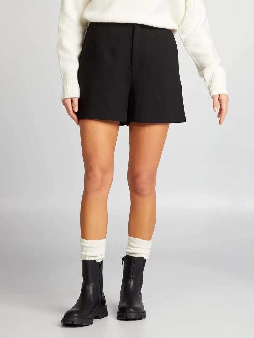 SHORT DE TIRO ALTO SMART  NEGRO