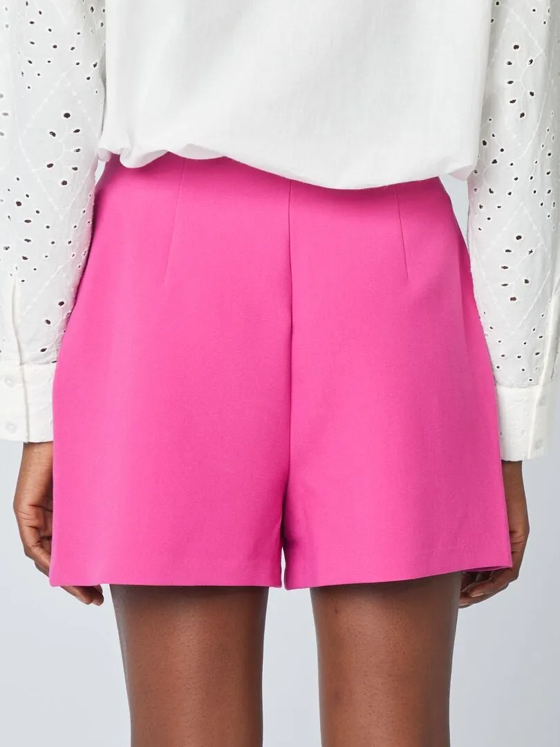 SHORT DE TIRO ALTO SMART  ROSA