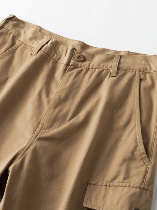 Shorts cargo sueltos con múltiples bolsillos para hombre