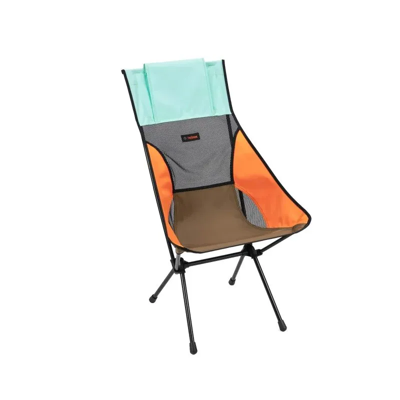 Silla de camping Helinox Silla Sunset (Mint MultiBlock|Negro)