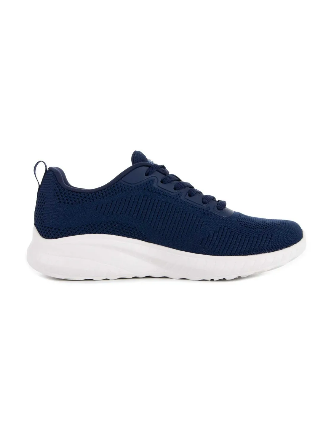 SKECHERS  ZAPATILLAS AZUL MARINO BOBS SQUAD CHAOS FACE OFF MUJER