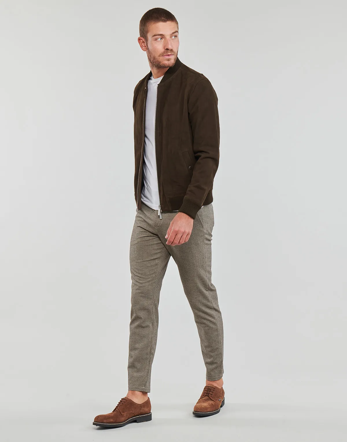 SLHARCHIVE BOMBER SUEDE JKT NOOS
