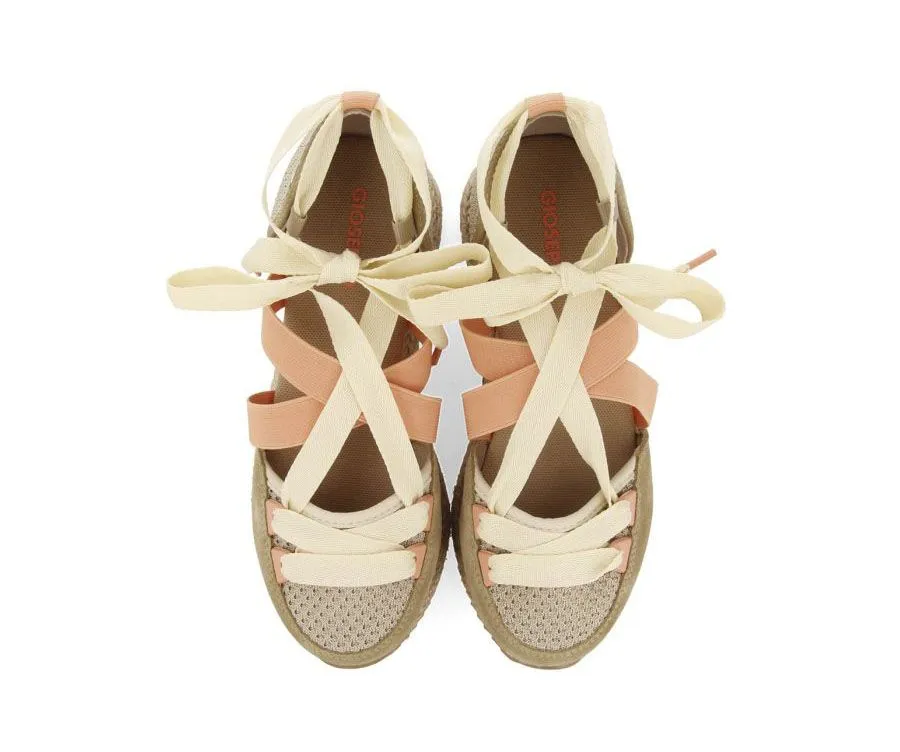 Sneakers abiertos GIOSEPPO TOTNES beige con cuña