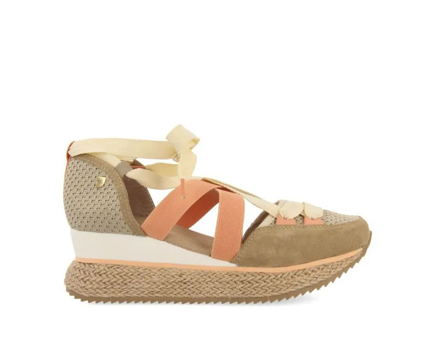 Sneakers abiertos GIOSEPPO TOTNES beige con cuña