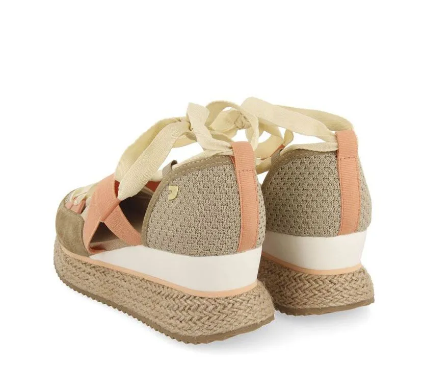 Sneakers abiertos GIOSEPPO TOTNES beige con cuña