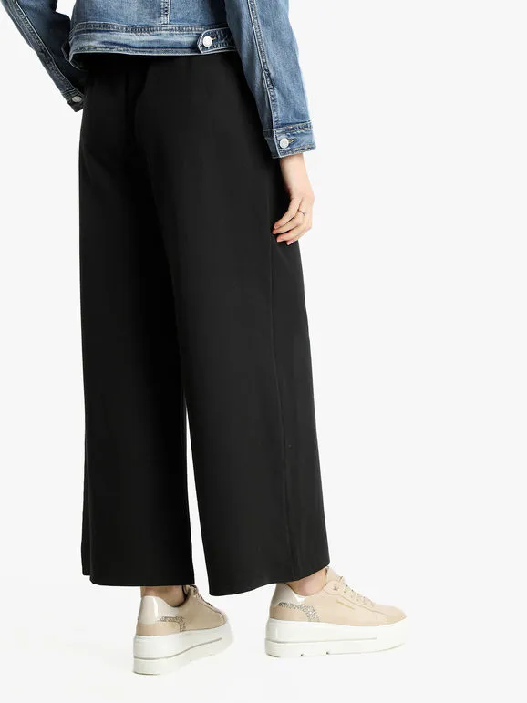 Solada Pantalón palazzo de mujer con cinturón