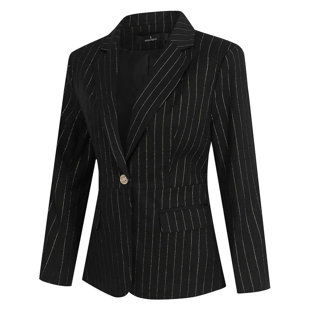 SOLAPA CON MUESCAS DE RAYAS DORADAS FORMALES DE 2 PIEZAS PARA MUJER FOUR SEASONS SLIM SUITYEZI