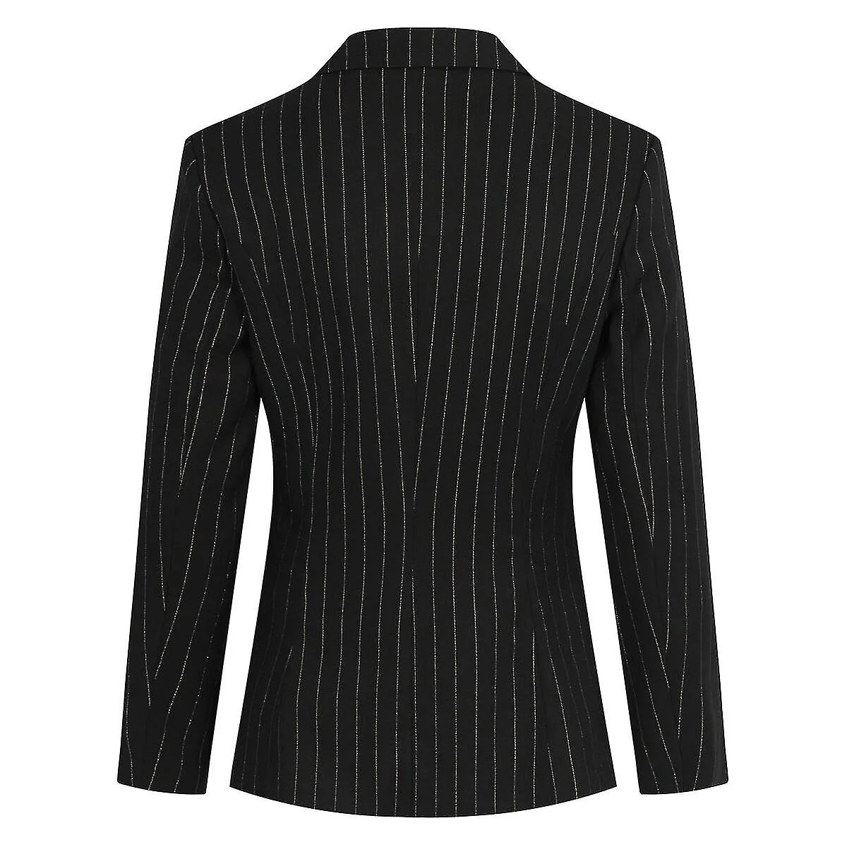 SOLAPA CON MUESCAS DE RAYAS DORADAS FORMALES DE 2 PIEZAS PARA MUJER FOUR SEASONS SLIM SUITYEZI
