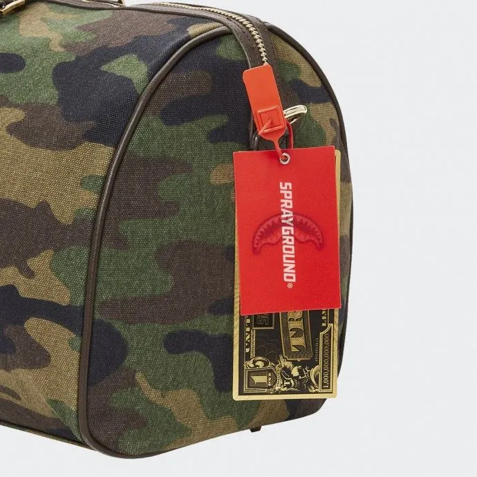 SPRAYGROUND Bolso caqui con forma de tiburón Sprayground