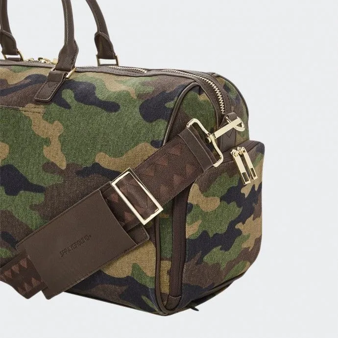SPRAYGROUND Bolso caqui con forma de tiburón Sprayground