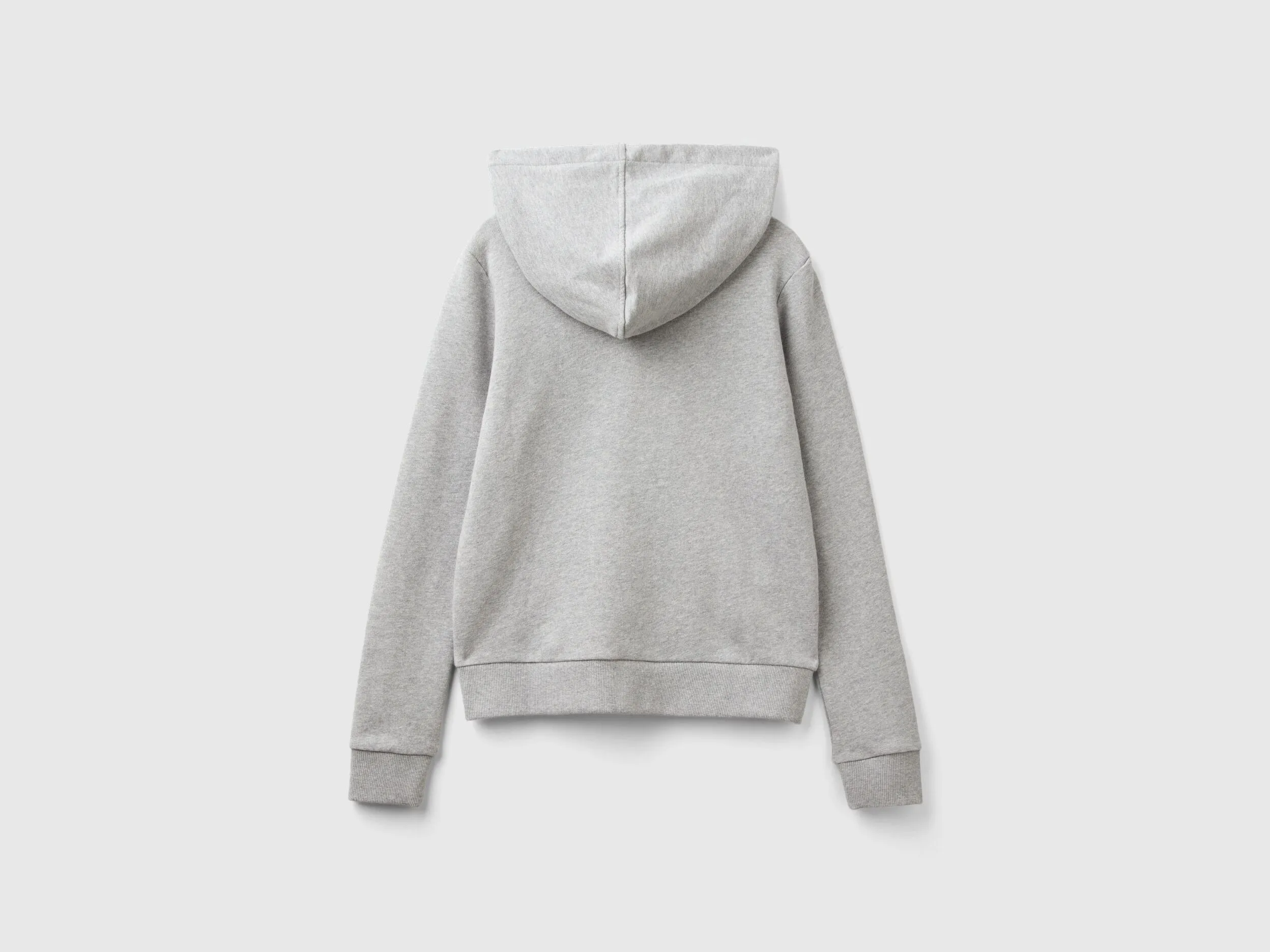 Sudadera de 100 % algodón con cremallera y capucha